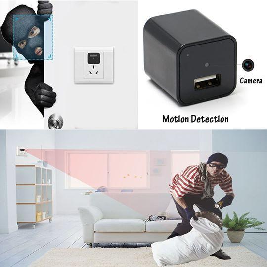 Wifi 1080p HD USB Wall Charger Hidden Spy Camera - Image 6