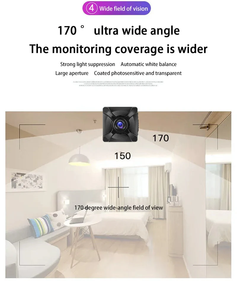 Nano-Size 1080P HD Rechargeable Mini WiFi Motion Detection Night Vision Spy Camera - Image 11