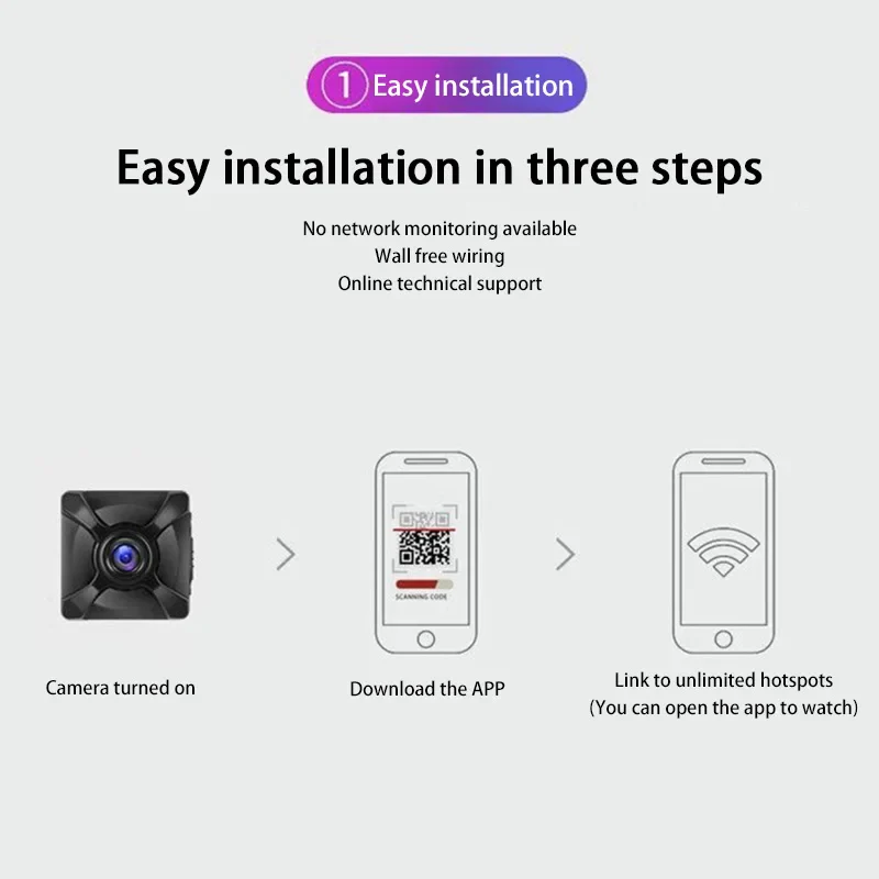 Nano-Size 1080P HD Rechargeable Mini WiFi Motion Detection Night Vision Spy Camera - Image 8