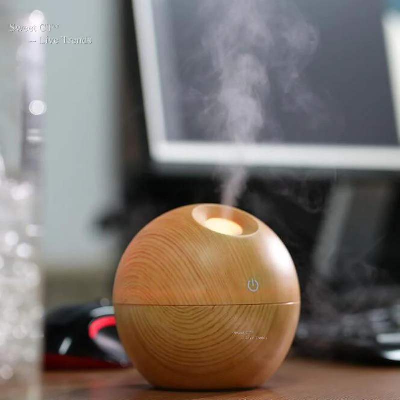 130ML LED Ultrasonic Cool Mist Air Humidifier - Image 2