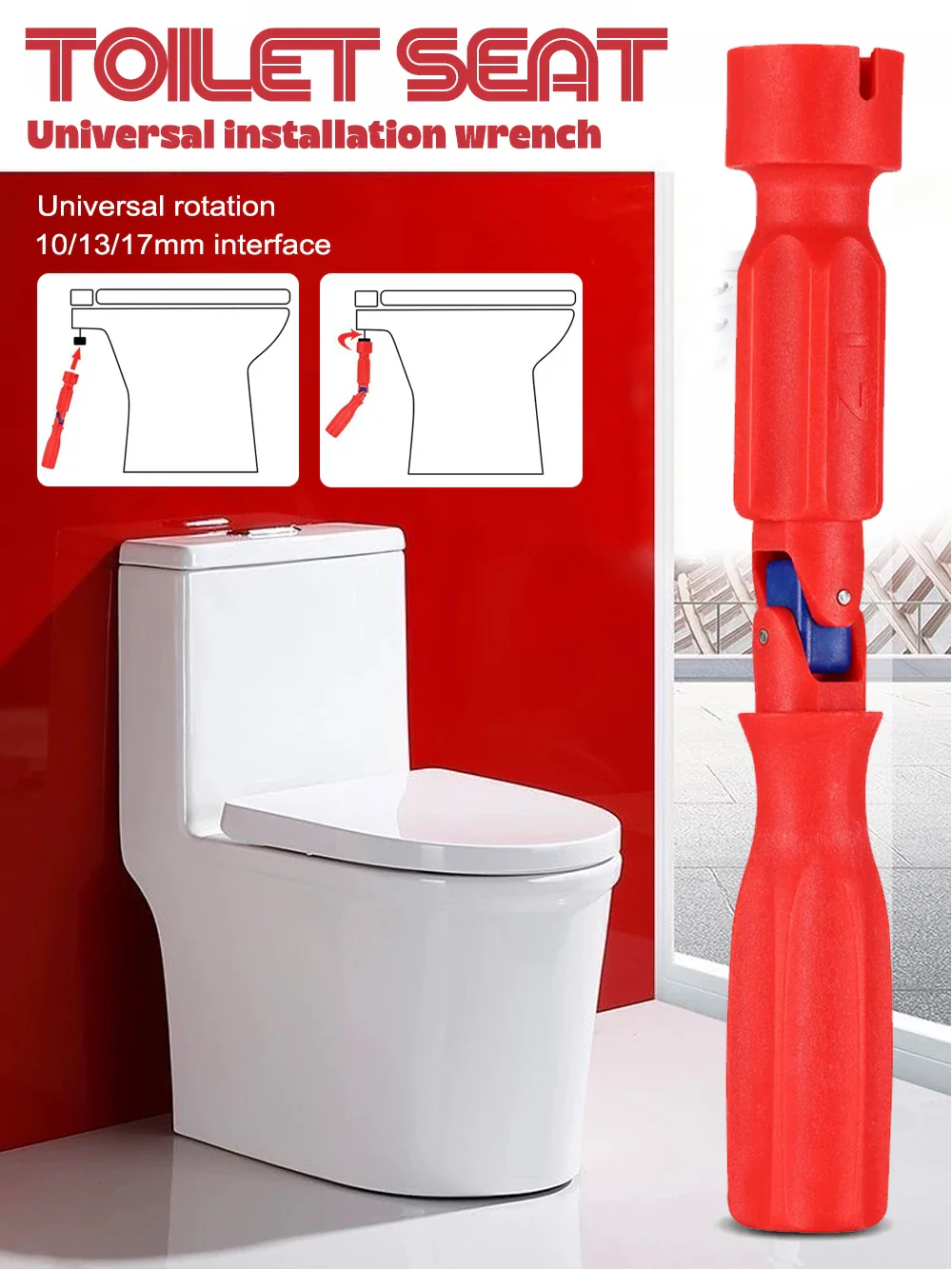 Professional Universal Toilet Seat Installation Wrench - Image 15