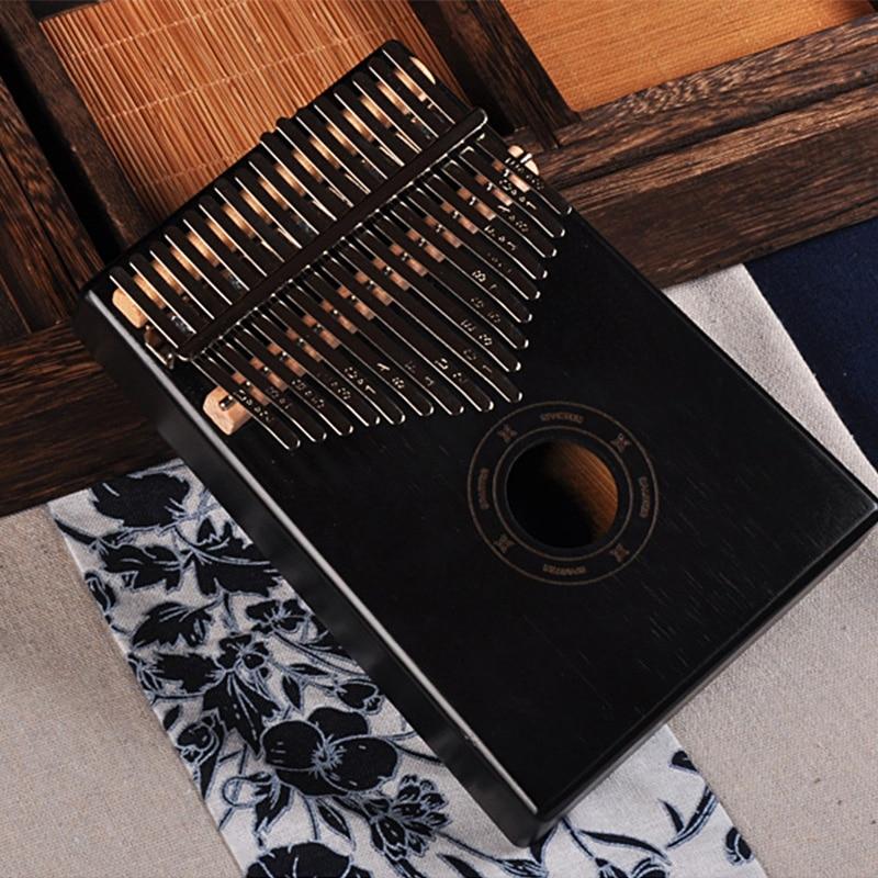 17 Keys Mahogany Kalimba Musical Instrument - Image 2