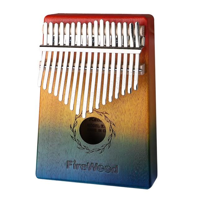 17 Keys Mahogany Kalimba Musical Instrument - Image 22
