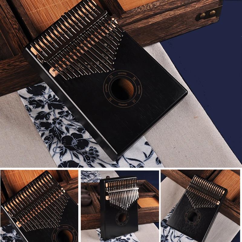 17 Keys Mahogany Kalimba Musical Instrument - Image 6