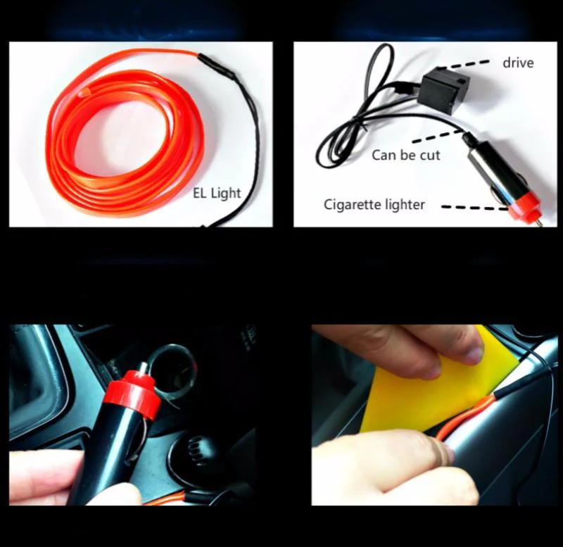 Neon Light Line + 12V Cigarette lighter Drive - Image 11