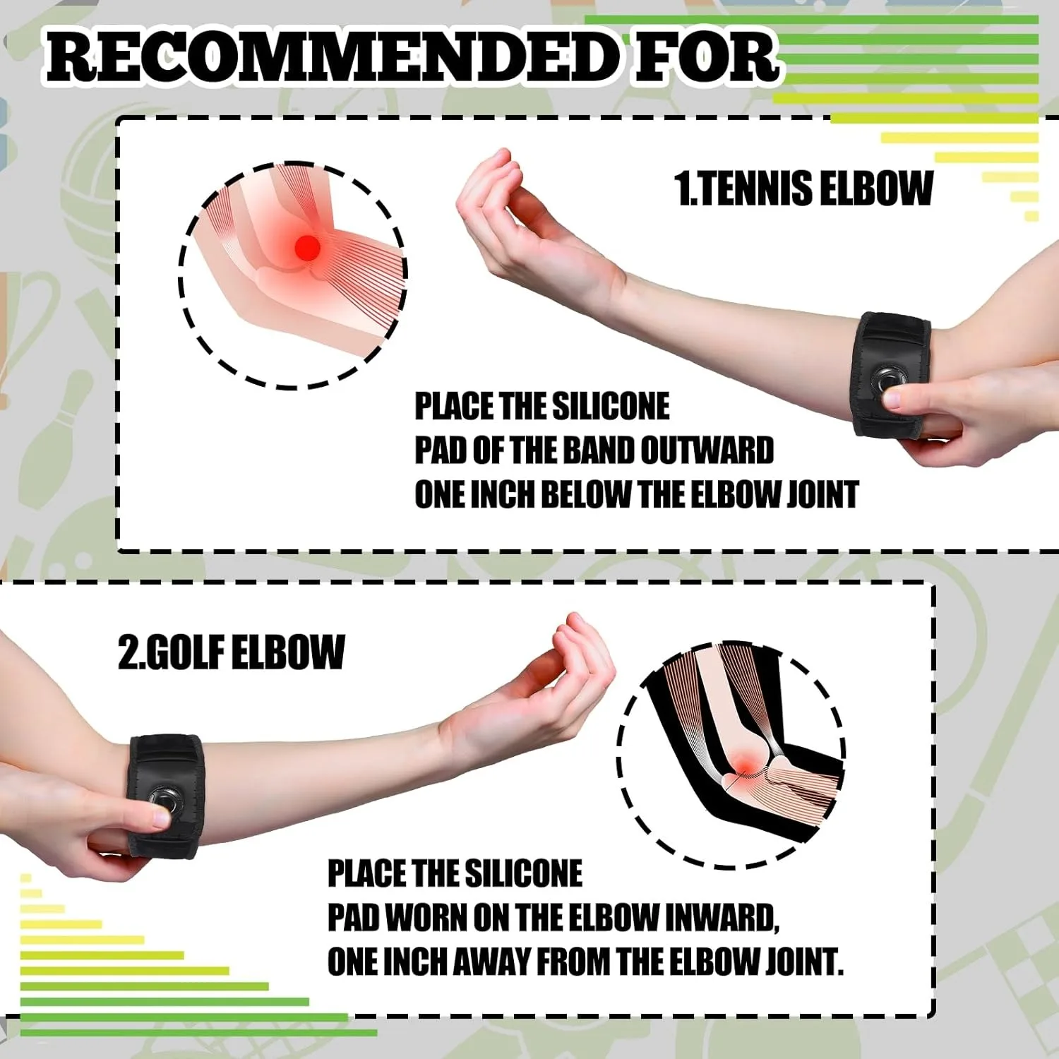 BOA-Style Closure One-Hand Adjustment Even Compression Elbow Brace - Image 17