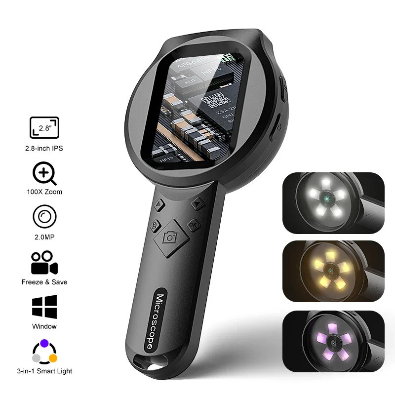 EasyRead HD 2.8'' IPS Anti-Glare Senior-Friendly 100X Digital Magnifier - Image 2