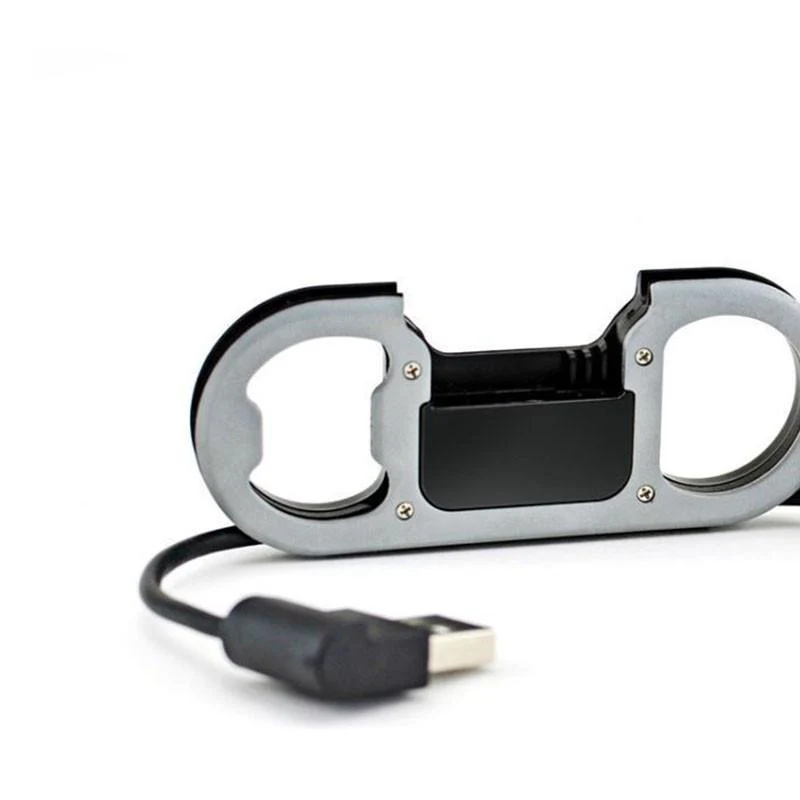 2 in 1 -Bottle Opener Keychain USB Charge Cable for iPhone & Andro - Image 5