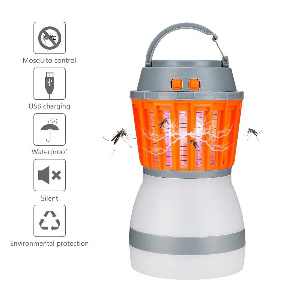2-IN-1 Bug-Zapper and Lantern with Solar Panel - Image 17
