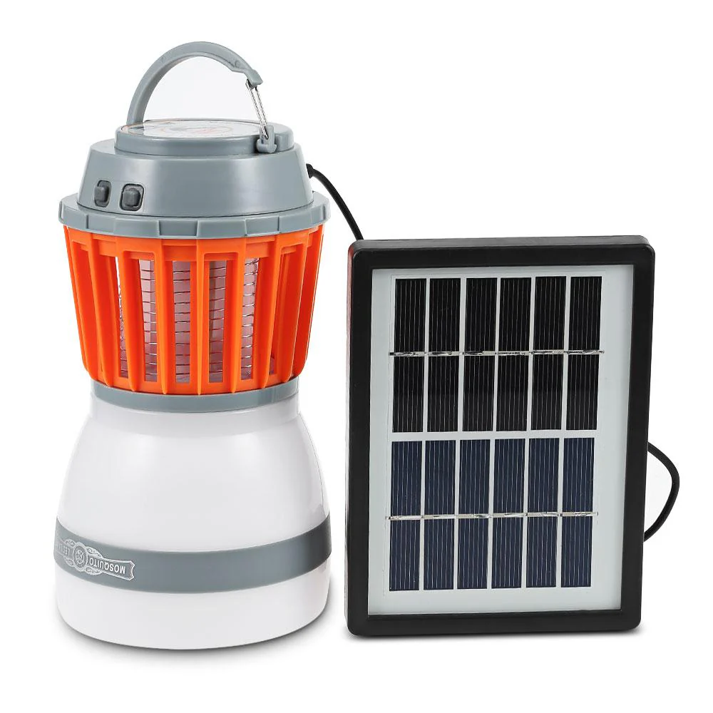 2-IN-1 Bug-Zapper and Lantern with Solar Panel - Image 3