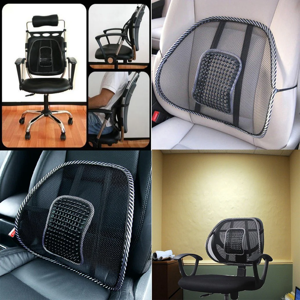 2 in 1 Car Seat And Office Chair Mesh Lumbar Back Support - Image 3