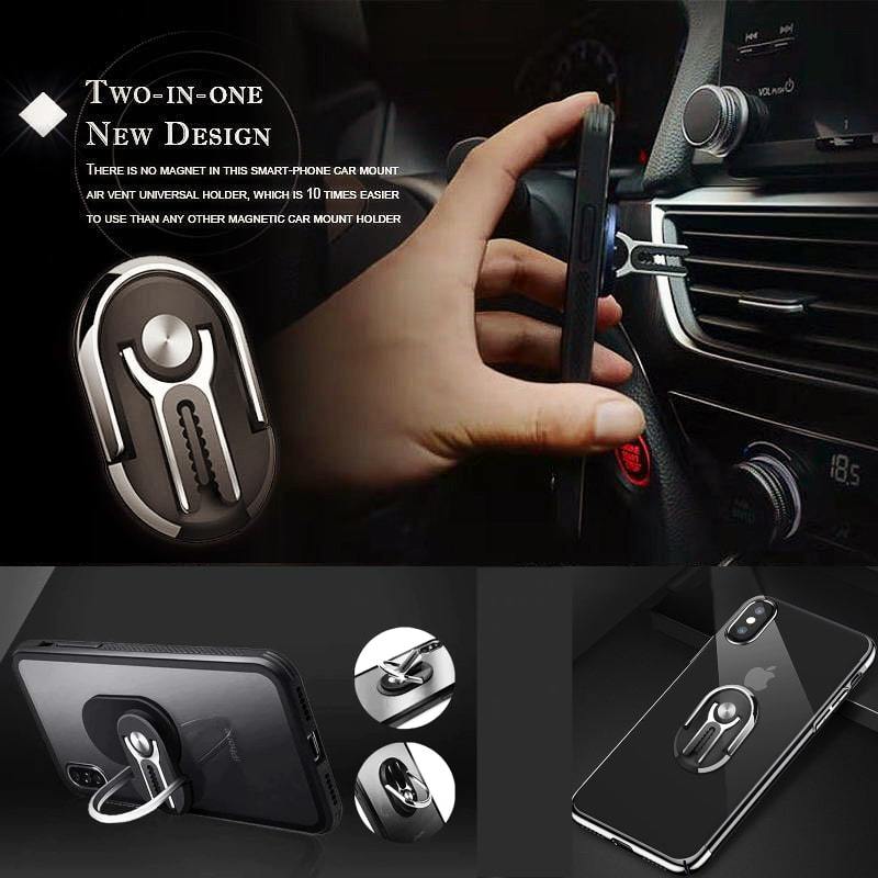 3 in 1 Car Ac Vent Phone Ring Mount (2 pcs) - Image 10