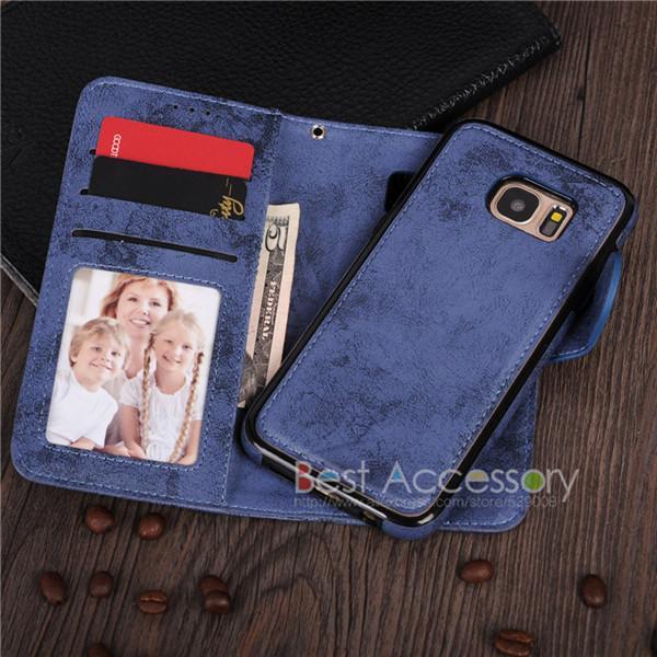 2-IN-1 PU-Leather Magnetic Phone Flip Case / Wallet - Image 4