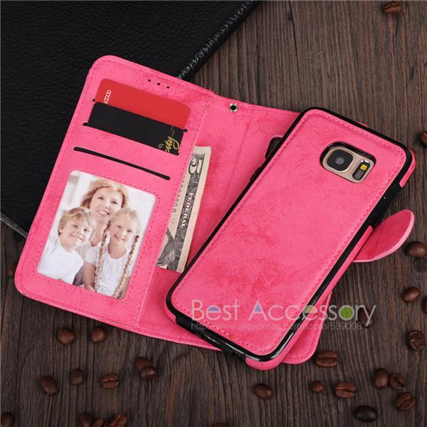 2-IN-1 PU-Leather Magnetic Phone Flip Case / Wallet - Image 5