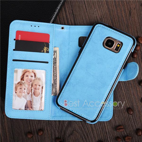 2-IN-1 PU-Leather Magnetic Phone Flip Case / Wallet - Image 6
