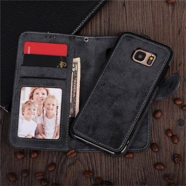 2-IN-1 PU-Leather Magnetic Phone Flip Case / Wallet - Image 8