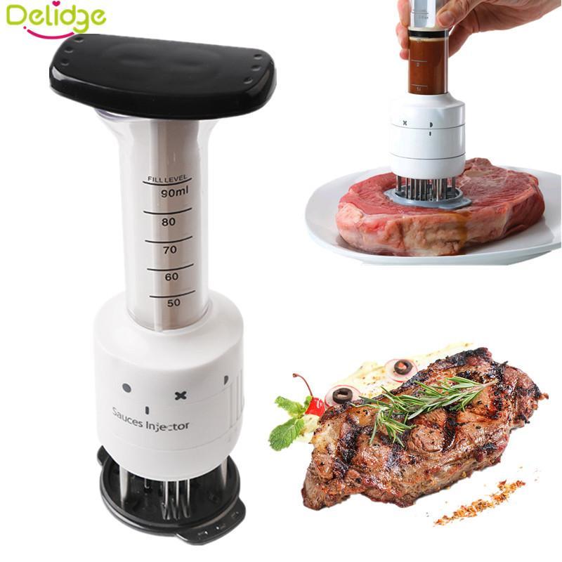 2 IN 1 Meat Tenderizer Needle & Meat Marinade Injector - Image 2