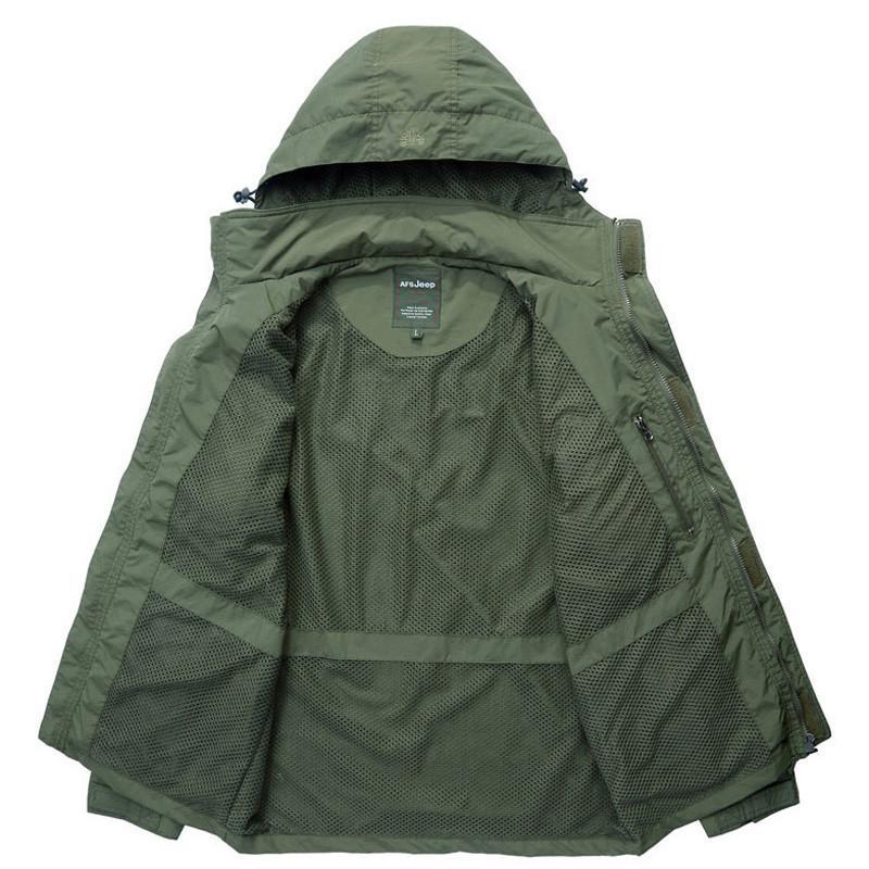 2 IN 1 waterproof Coat & Sleeveless Vest (2 colors) - Image 15