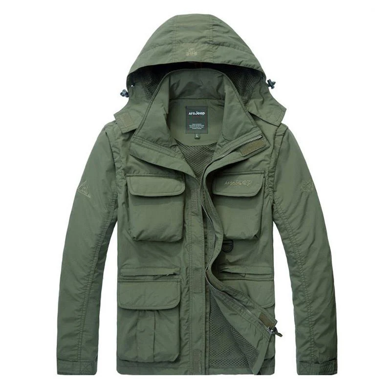 2 IN 1 waterproof Coat & Sleeveless Vest (2 colors) - Image 3