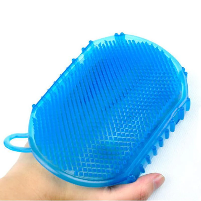 2 in 1 Silicone Sponge and Rubbing Exfoliating Glove (2pcs) - Image 3