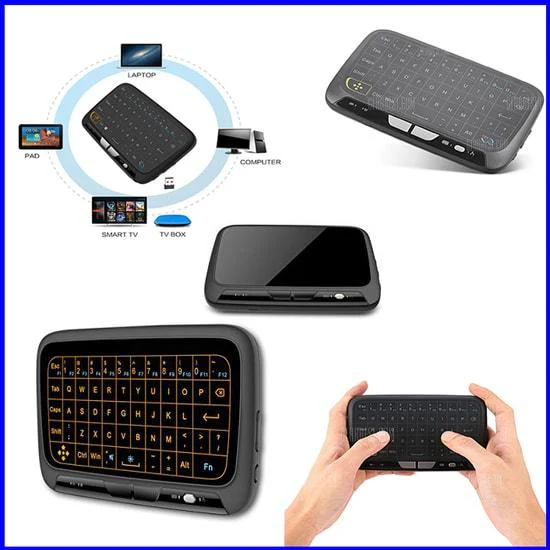 2-in-1 Wireless Multimedia Touchpad & Keyboard - Image 2