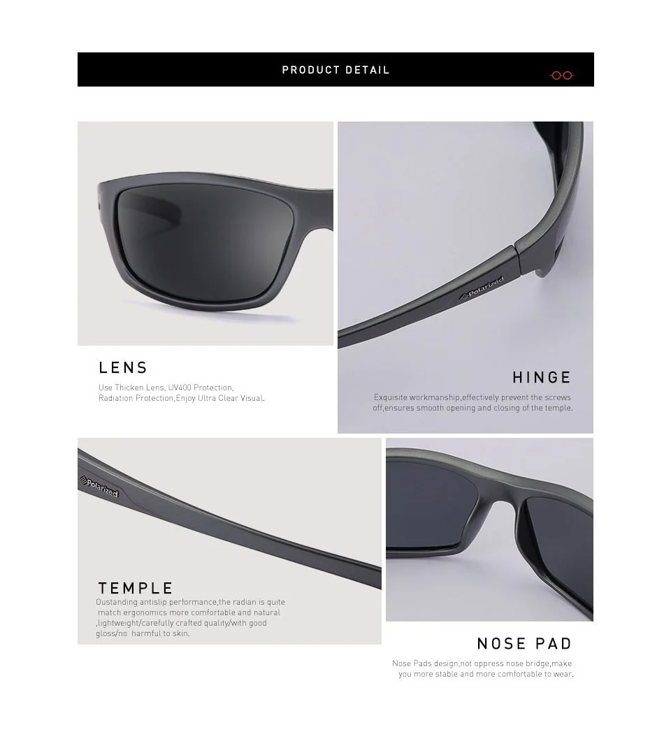 20/20™ Polarized Anti-Glare Sporty Sunglasses - Image 12