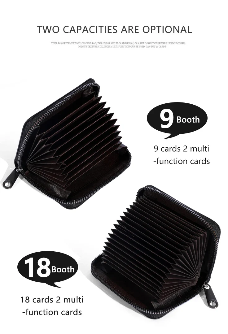 Multi Slot Korean Style 20 Cards Compact Wallet for Men - Image 12