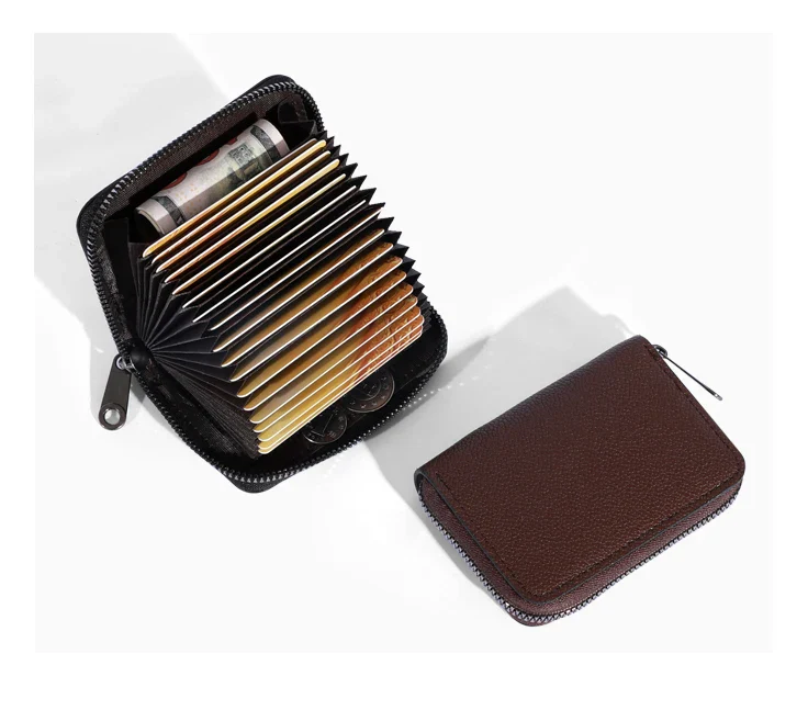 Multi Slot Korean Style 20 Cards Compact Wallet for Men - Image 19