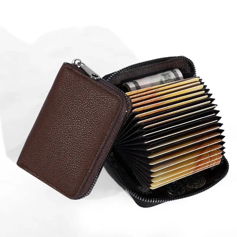 Multi Slot Korean Style 20 Cards Compact Wallet for Men - Image 2