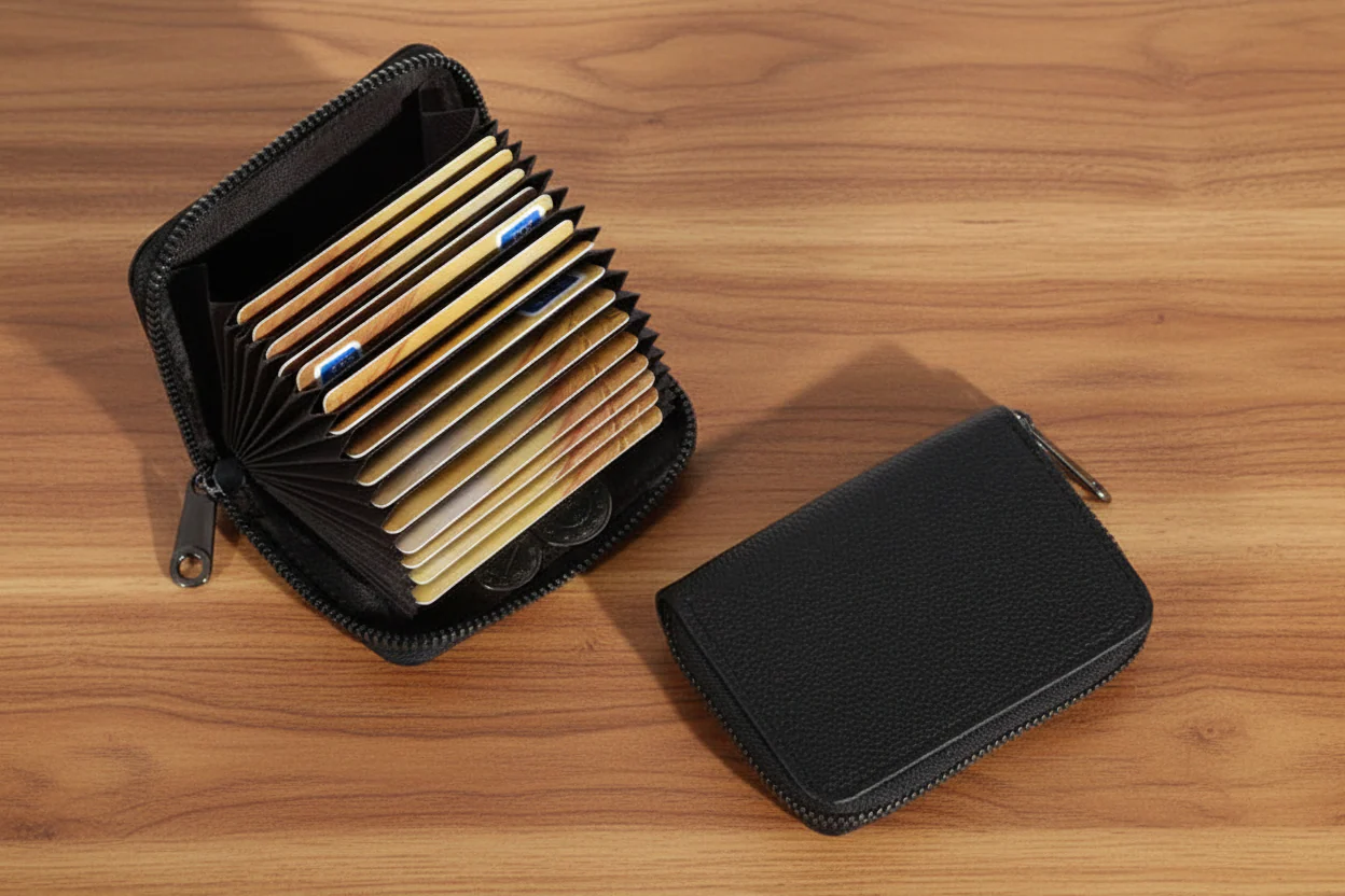 Multi Slot Korean Style 20 Cards Compact Wallet for Men - Image 23