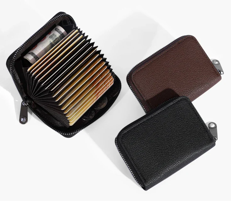 Multi Slot Korean Style 20 Cards Compact Wallet for Men - Image 6