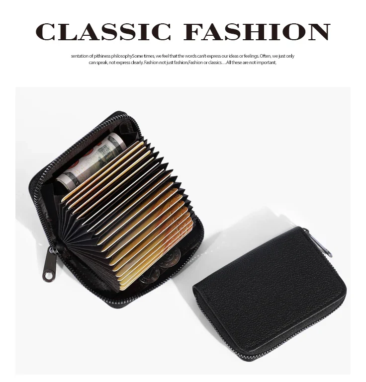 Multi Slot Korean Style 20 Cards Compact Wallet for Men - Image 7
