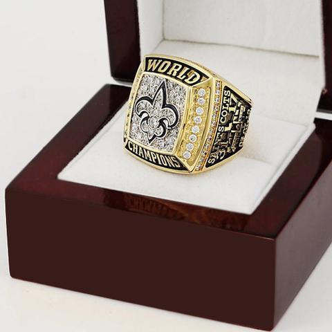 2009 NEW ORLEANS SAINTS XLIV SUPER BOWL FOOTBALL CHAMPIONSHIP RING - Image 2