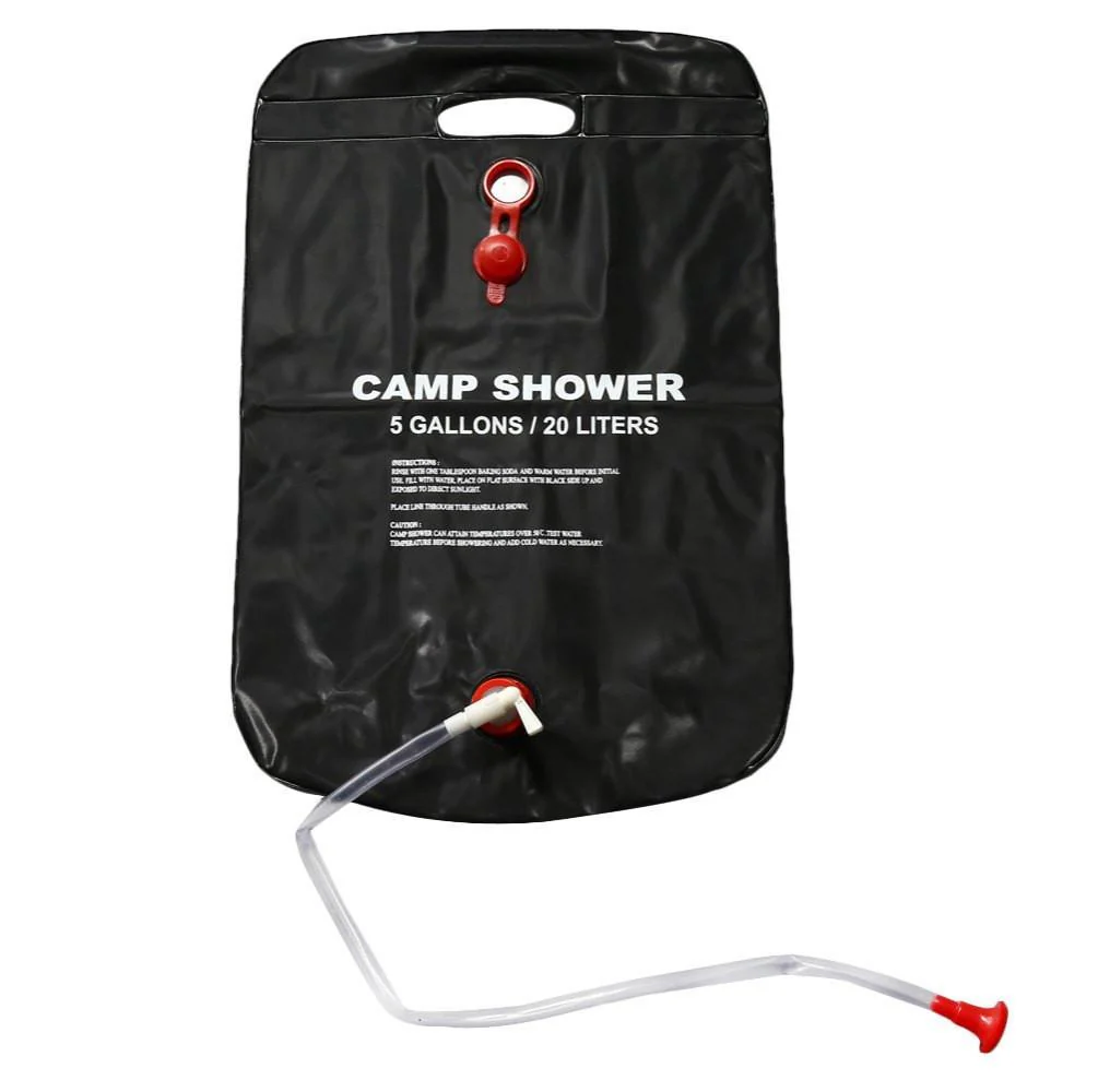 20L / 5 Gallons Solar Energy-Heated Camp Shower Bag - Image 2