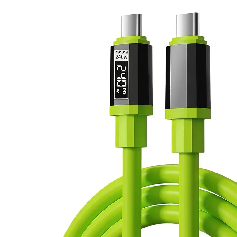 Super Fast 240W 6A High-Power Universal Charging / Data Cable With HD Digital Display - Image 10