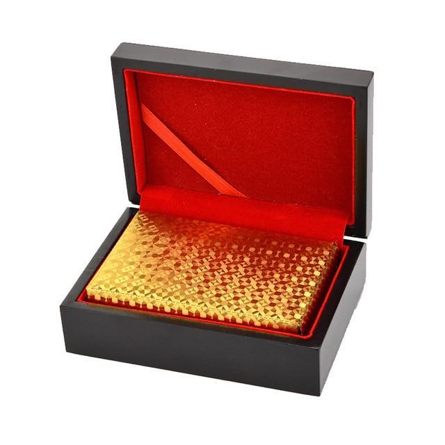 24k Gold "HIGH STAKES"  Poker Playing Cards - Image 3