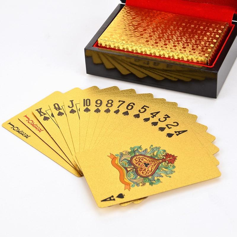 24k Gold "HIGH STAKES"  Poker Playing Cards - Image 4
