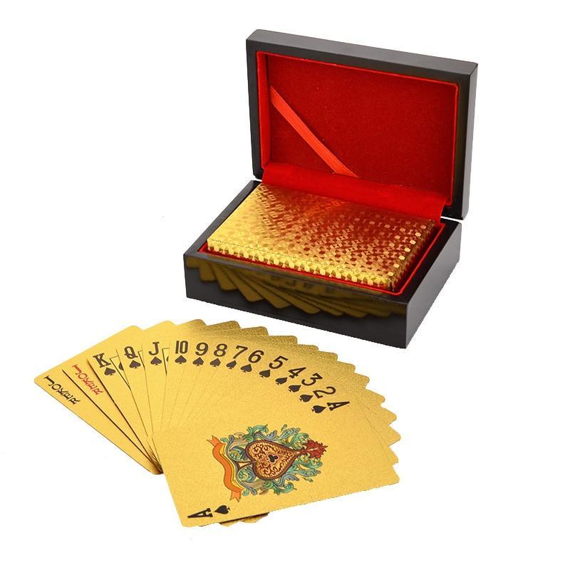 24k Gold "HIGH STAKES"  Poker Playing Cards - Image 5