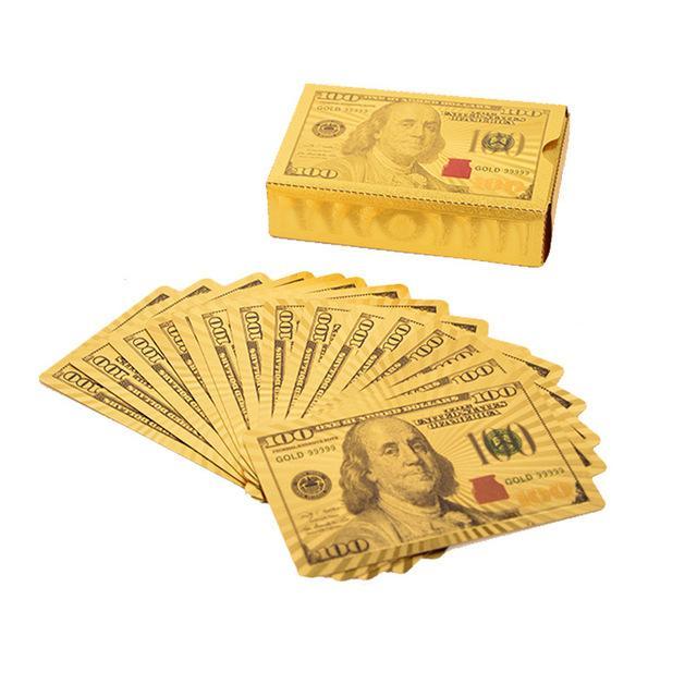 24k Gold "HIGH STAKES"  Poker Playing Cards - Image 6