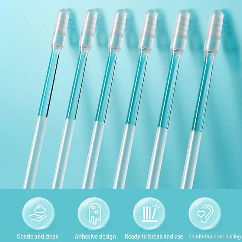 Japanese Reusable Soft Silicone Sticky Wax Removal Ear Swabs (24pcs/box) - Image 10