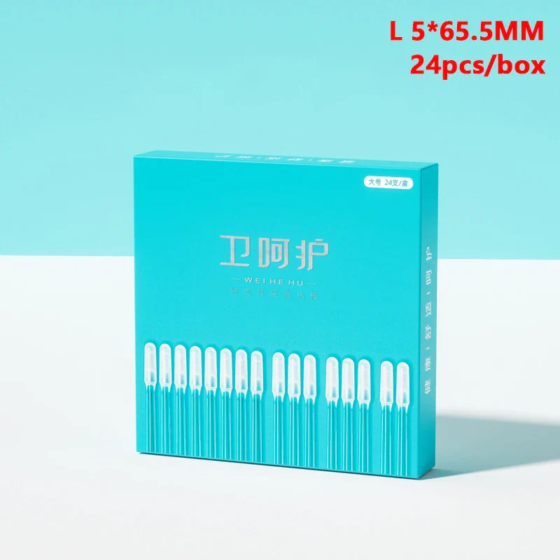 Japanese Reusable Soft Silicone Sticky Wax Removal Ear Swabs (24pcs/box) - Image 12