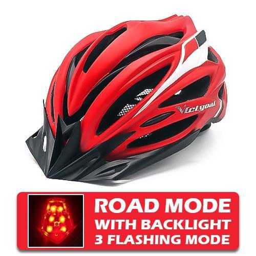 Pro Bicycle Helmets With LED Back Light - Image 14