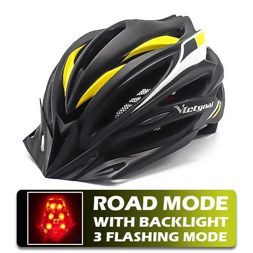 Pro Bicycle Helmets With LED Back Light - Image 2