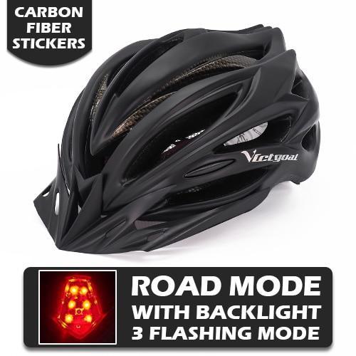 Pro Bicycle Helmets With LED Back Light - Image 4