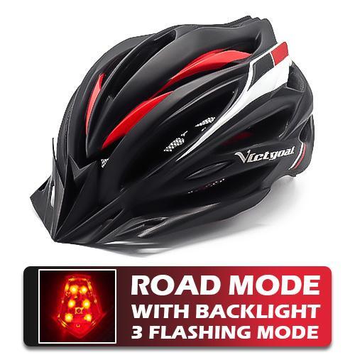 Pro Bicycle Helmets With LED Back Light - Image 5