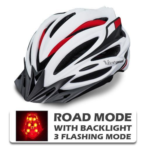 Pro Bicycle Helmets With LED Back Light - Image 6