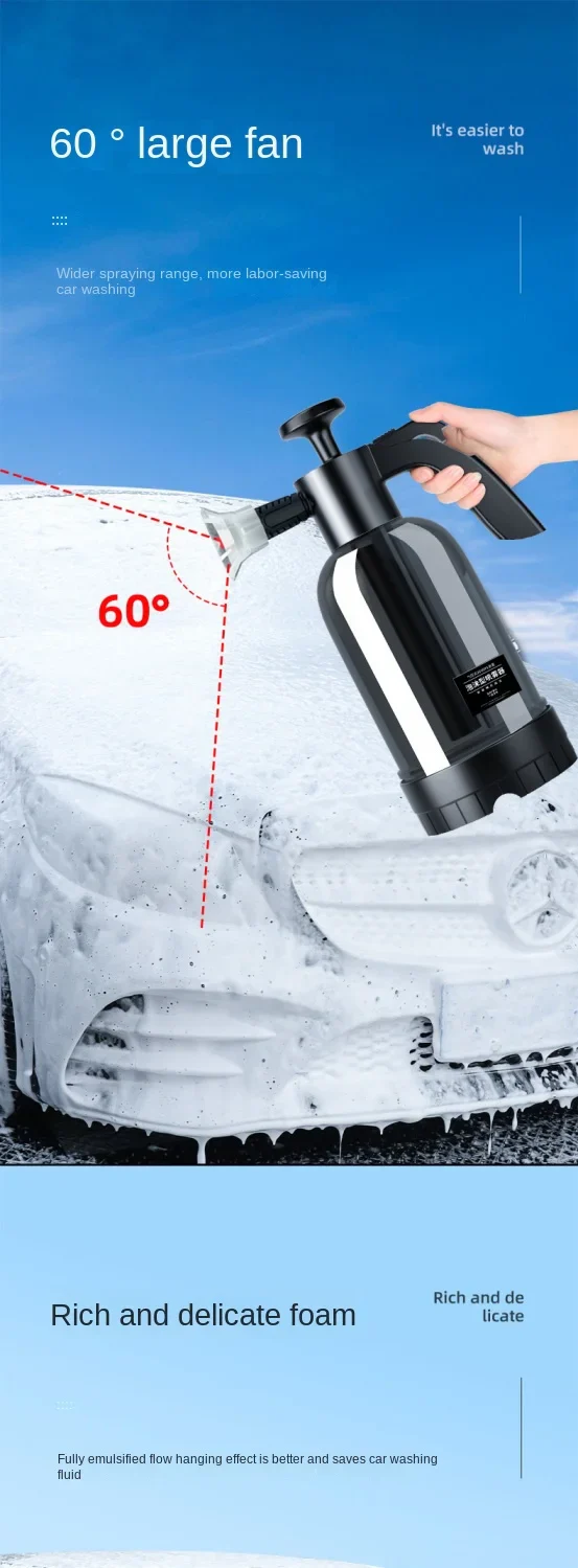 Bleo™ Multi-Surface 2L Foam Sprayer – Adjustable Nozzles & Wide Fan Spray - Image 11