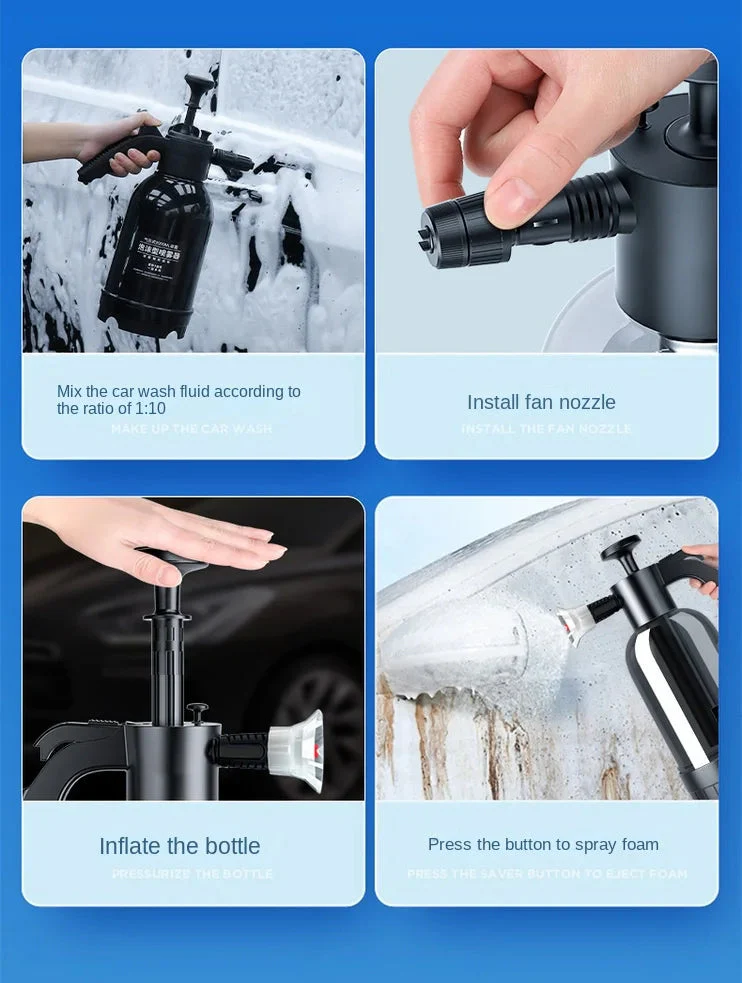 Bleo™ Multi-Surface 2L Foam Sprayer – Adjustable Nozzles & Wide Fan Spray - Image 20