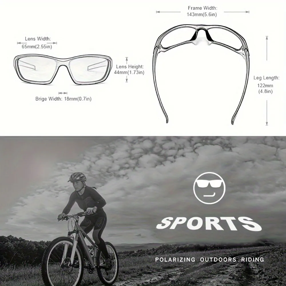 Limited-Time Offer! Two for the Price of One! Polarized Anti-UV Rays Sunglasses - Image 6