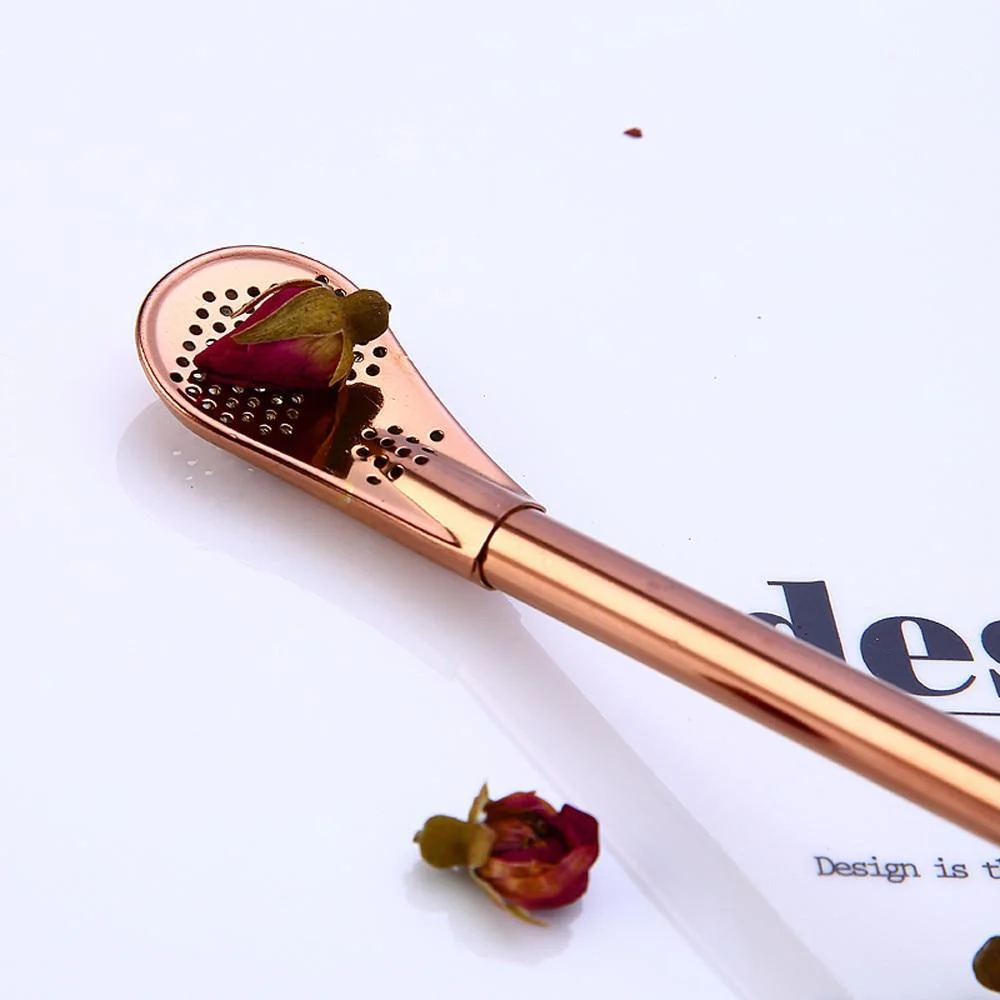 Stainless Steel 2 in 1 Spoon Straw (2pcs set) - Image 6